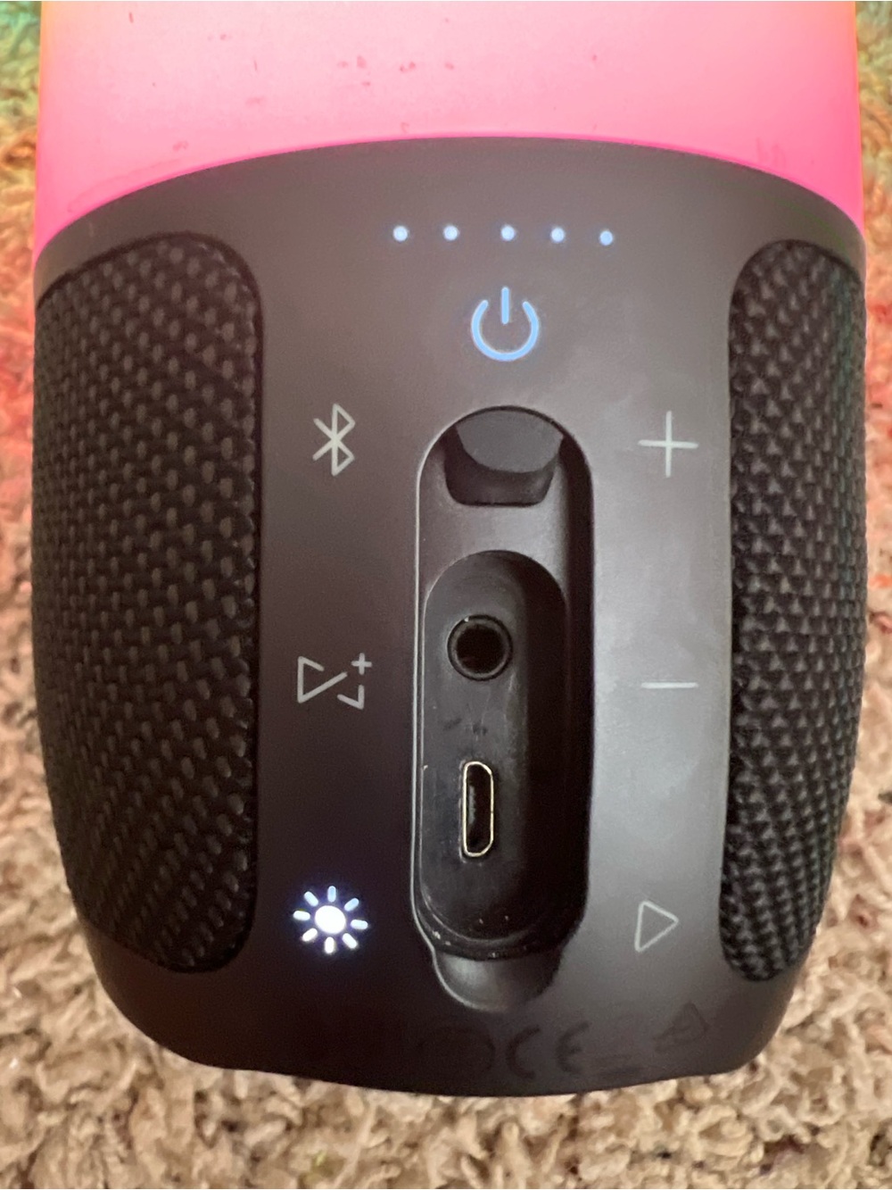 JBL Portable Bluetooth Speaker - Black/Gunmetal - Picture 4 of 5